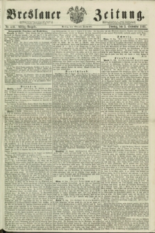 Breslauer Zeitung. 1861, Nr. 410 (3 September) - Mittag-Ausgabe