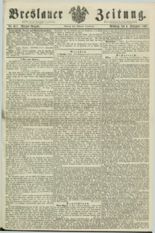 Breslauer Zeitung. 1861, Nr. 411 (4 September) - Morgen-Ausgabe + dod.