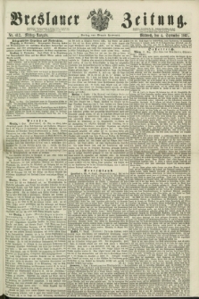 Breslauer Zeitung. 1861, Nr. 412 (4 September) - Mittag-Ausgabe