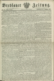 Breslauer Zeitung. 1861, Nr. 414 (5 September) - Mittag-Ausgabe