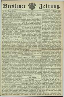 Breslauer Zeitung. 1861, Nr. 431 (15 September) - Morgen-Ausgabe + dod.
