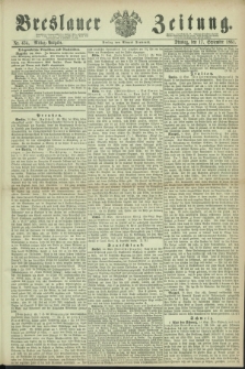 Breslauer Zeitung. 1861, Nr. 434 (17 September) - Mittag-Ausgabe