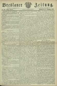 Breslauer Zeitung. 1861, Nr. 436 (18 September) - Mittag-Ausgabe