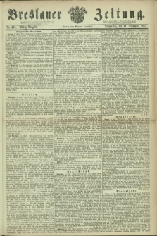 Breslauer Zeitung. 1861, Nr. 438 (19 September) - Mittag-Ausgabe