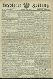 Breslauer Zeitung. 1861, Nr. 440 (20 September) - Mittag-Ausgabe