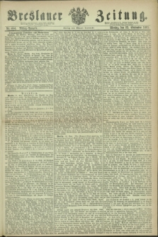 Breslauer Zeitung. 1861, Nr. 444 (23 September) - Mittag-Ausgabe