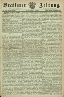 Breslauer Zeitung. 1861, Nr. 446 (24 September) - Mittag-Ausgabe