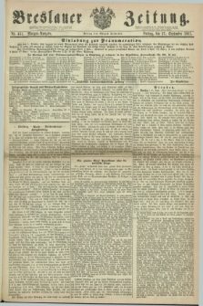 Breslauer Zeitung. 1861, Nr. 451 (27 September) - Morgen-Ausgabe + dod.
