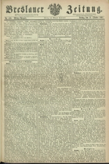 Breslauer Zeitung. 1861, Nr. 476 (11 Oktober) - Mittag-Ausgabe