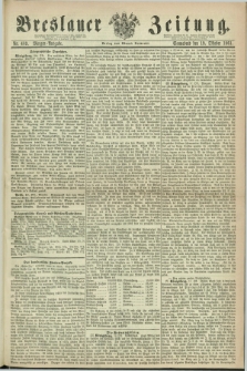 Breslauer Zeitung. 1861, Nr. 489 (19 Oktober) - Morgen-Ausgabe + dod.