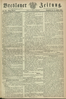 Breslauer Zeitung. 1861, Nr. 490 (19 Oktober) - Mittag-Ausgabe