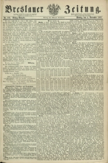 Breslauer Zeitung. 1861, Nr. 516 (4 November) - Mittag-Ausgabe