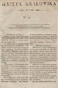 Gazeta Krakowska. 1802, nr 53
