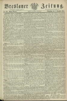 Breslauer Zeitung. 1861, Nr. 522 (7 November) - Mittag-Ausgabe