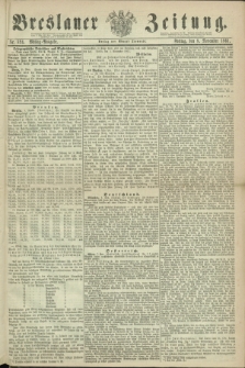 Breslauer Zeitung. 1861, Nr. 524 (8 November) - Mittag-Ausgabe