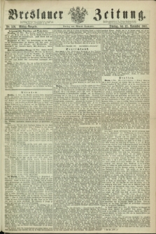 Breslauer Zeitung. 1861, Nr. 530 (12 November) - Mittag-Ausgabe
