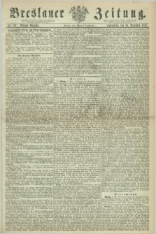 Breslauer Zeitung. 1861, Nr. 537 (16 November) - Morgen-Ausgabe + dod.
