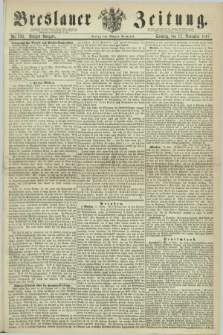 Breslauer Zeitung. 1861, Nr. 539 (17 November) - Morgen-Ausgabe + dod.