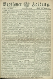 Breslauer Zeitung. 1861, Nr. 546 (21 November) - Mittag-Ausgabe