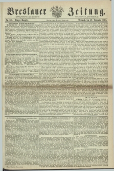 Breslauer Zeitung. 1861, Nr. 555 (27 November) - Morgen-Ausgabe + dod.