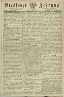 Breslauer Zeitung. 1861, Nr. 569 (5 Dezember) - Morgen-Ausgabe + dod.