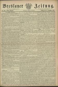 Breslauer Zeitung. 1861, Nr. 584 (13 Dezember) - Mittag-Ausgabe