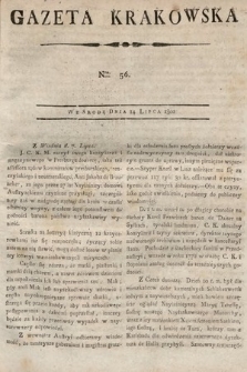 Gazeta Krakowska. 1802, nr 56