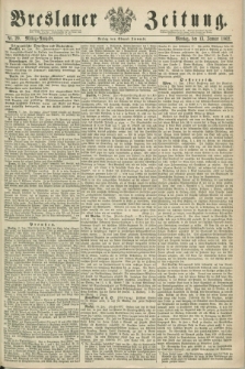 Breslauer Zeitung. 1862, Nr. 20 (13 Januar) - Mittag-Ausgabe