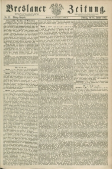 Breslauer Zeitung. 1862, Nr. 22 (14 Januar) - Mittag-Ausgabe