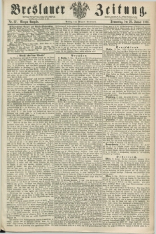 Breslauer Zeitung. 1862, Nr. 37 (23 Januar) - Morgen-Ausgabe + dod.
