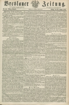 Breslauer Zeitung. 1862, Nr. 40 (24 Januar) - Mittag-Ausgabe