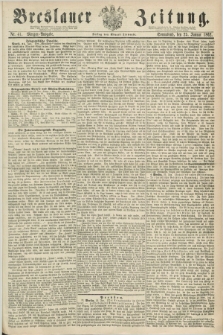Breslauer Zeitung. 1862, Nr. 41 (25 Januar) - Morgen-Ausgabe + dod.