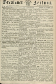 Breslauer Zeitung. 1862, Nr. 42 (25 Januar) - Mittag-Ausgabe