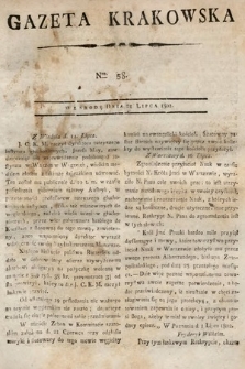 Gazeta Krakowska. 1802, nr 58