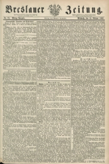 Breslauer Zeitung. 1862, Nr. 72 (12 Februar) - Mittag-Ausgabe