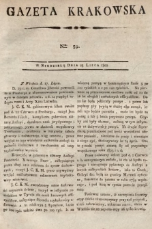 Gazeta Krakowska. 1802, nr 59