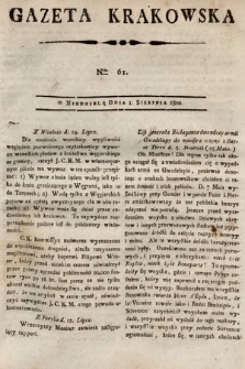 Gazeta Krakowska. 1802, nr 61