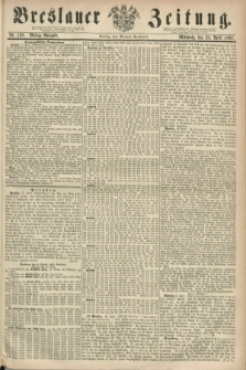 Breslauer Zeitung. 1862, Nr. 188 (23 April) - Mittag-Ausgabe