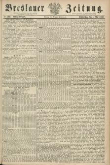 Breslauer Zeitung. 1862, Nr. 202 (1 Mai) - Mittag-Ausgabe