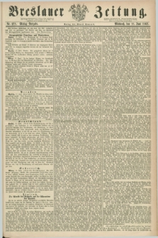 Breslauer Zeitung. 1862, Nr. 278 (18 Juni) - Mittag-Ausgabe