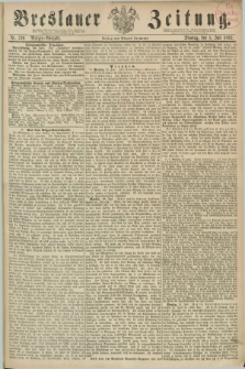 Breslauer Zeitung. 1862, Nr. 299 (1 Juli) - Morgen-Ausgabe + dod.