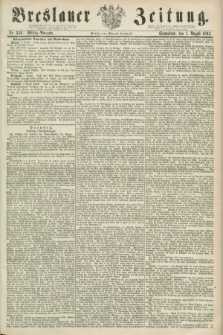 Breslauer Zeitung. 1862, Nr. 356 (2 August) - Mittag-Ausgabe