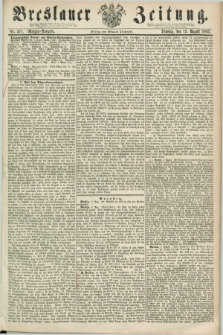 Breslauer Zeitung. 1862, Nr. 371 (12 August) - Morgen-Ausgabe + dod.