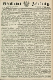 Breslauer Zeitung. 1862, Nr. 391 (23 August) - Morgen-Ausgabe + dod.