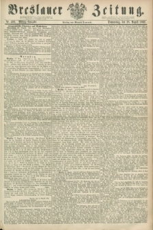 Breslauer Zeitung. 1862, Nr. 400 (28 August) - Mittag-Ausgabe