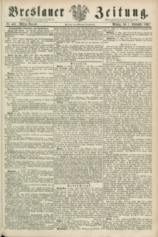 Breslauer Zeitung. 1862, Nr. 406 (1 September) - Mittag-Ausgabe