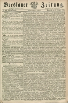 Breslauer Zeitung. 1862, Nr. 416 (6 September) - Mittag-Ausgabe