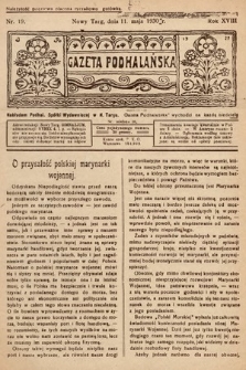Gazeta Podhalańska. 1930, nr 19