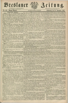 Breslauer Zeitung. 1862, Nr. 435 (18 September) - Morgen-Ausgabe + dod.