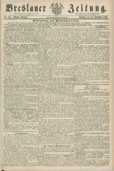 Breslauer Zeitung. 1862, Nr. 441 (21 September) - Morgen-Ausgabe + dod.